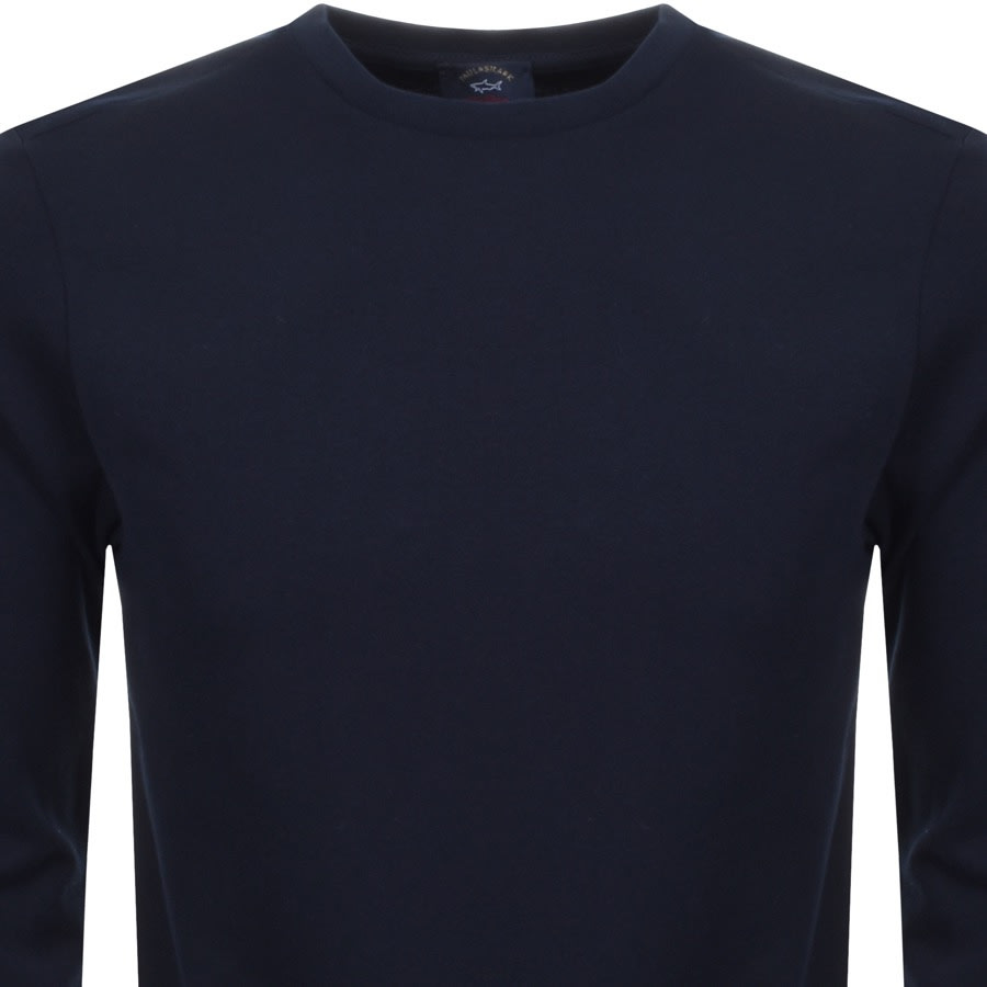 Alternative Image for ProductPaul And Shark Crew Neck Sweatshirt Navy2